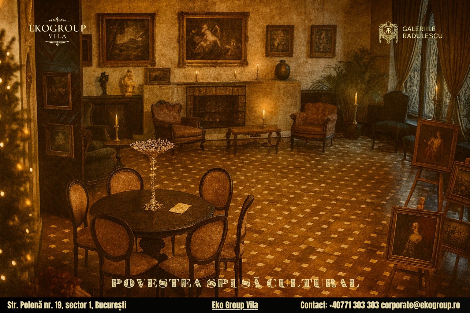 Povestea Crăciunului anilor ’30: O odă a artei și istoriei la Eko Group Vila